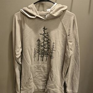 Olive Green Pine Tree Sweatshirt